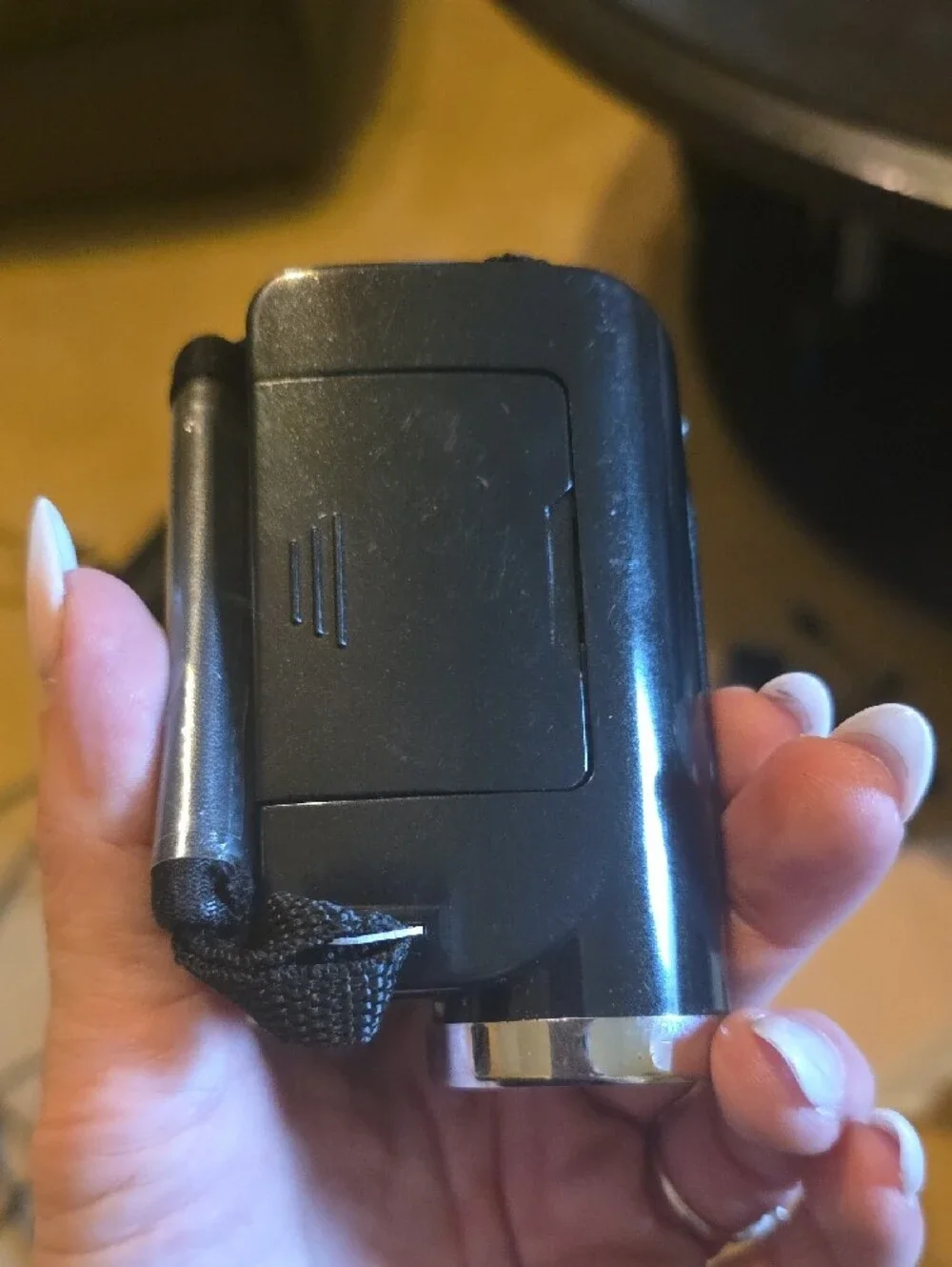 Black Digital Camcorder - Compact Handheld Video Camera